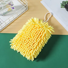 1pc Absorbent Quick Dry Kitchen Hand Scrubber Rags Chenille Hand Scrubber Towels