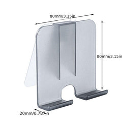 Wall Mount Mobile Phone Holder Non-marking Sticky Rack