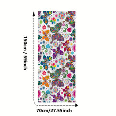 Colorful Butterfly Beach Towel Quick Drying Microfiber Soft for Travel Swim Pool