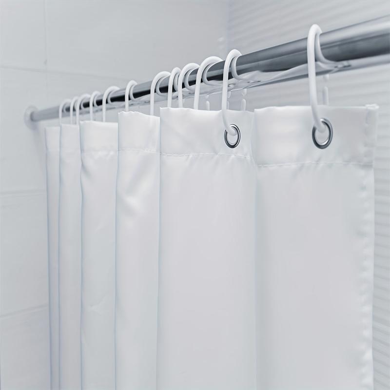 Geometric Line Print Shower Curtain Waterproof Machine Washable