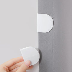4pcs Shower Curtain Buckle Wall Mounted Shower Curtain Clip Bathroom Accessories