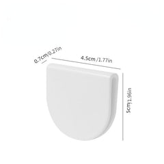 4pcs Shower Curtain Buckle Wall Mounted Shower Curtain Clip Bathroom Accessories