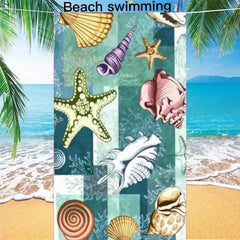 Printed Quick Drying Microfiber Beach Towel for Summer Vacation