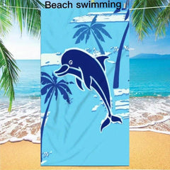 Printed Quick Drying Microfiber Beach Towel for Summer Vacation