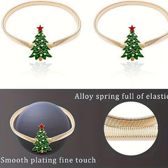 Christmas Curtain Tieback Buckle Aluminum Alloy Spring Curtain Holdback