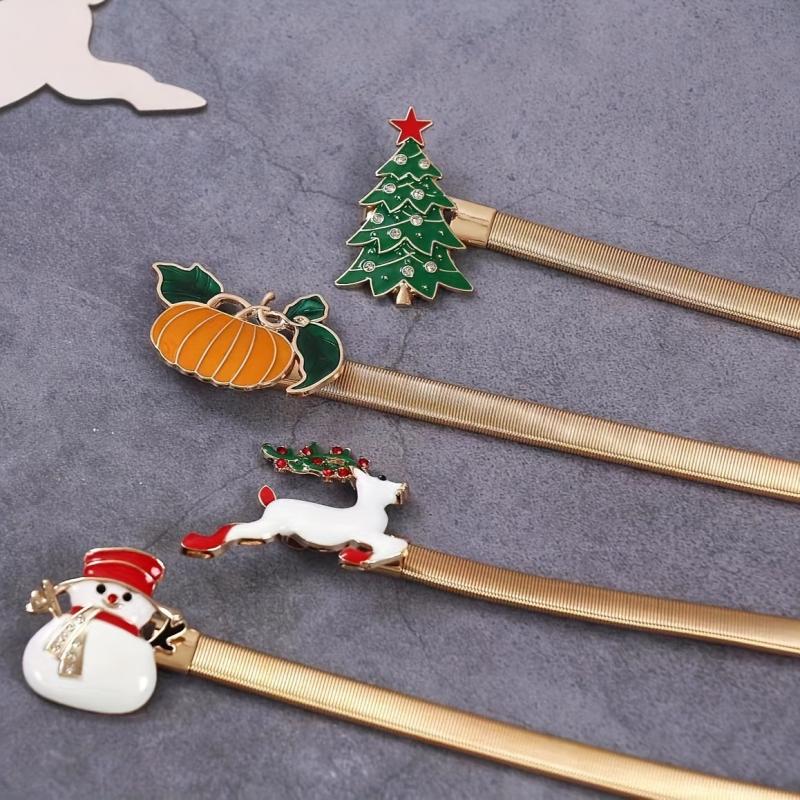 Christmas Curtain Tieback Buckle Aluminum Alloy Spring Curtain Holdback