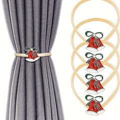 Christmas Curtain Tieback Buckle Aluminum Alloy Spring Curtain Holdback