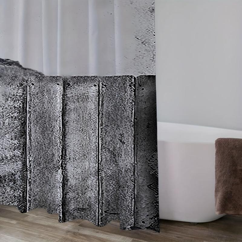 Farmhouse Donkey Shower Curtain Waterproof Machine Washable