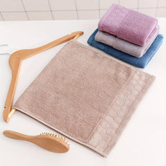4pcs Geometric Pattern Hand Towel Set Soft Skin-friendly Face Towel