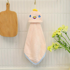 High Hand Towel Coral Fleece Microfiber Light Pink Towel