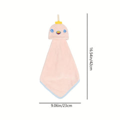 High Hand Towel Coral Fleece Microfiber Light Pink Towel
