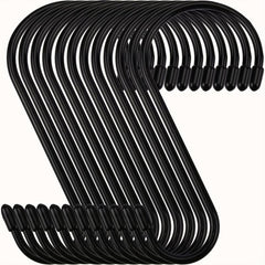 12pcs Long Hooks Silicone Metal Shower Curtain H