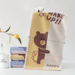 Cartoon Bear Children's Hand Towel Soft Absorbent Towel