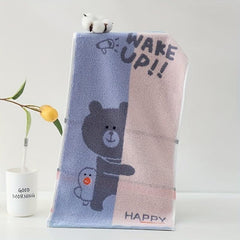 Cartoon Bear Children's Hand Towel Soft Absorbent Towel