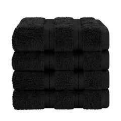 4pcs Cotton Washcloths Household Cleaning Rags Soft Absorbent Towel