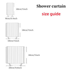Modern Marble Abstract Bathroom Shower Curtain