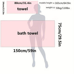 Soft Towel Set Quick Drying Absorbent Towels Bathroom Coral Fleece Towel