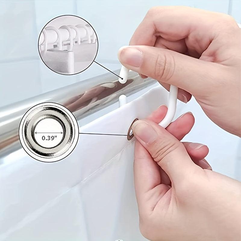 Turtile Pattern Shower Curtain Waterproof Fabric Bathroom Decor