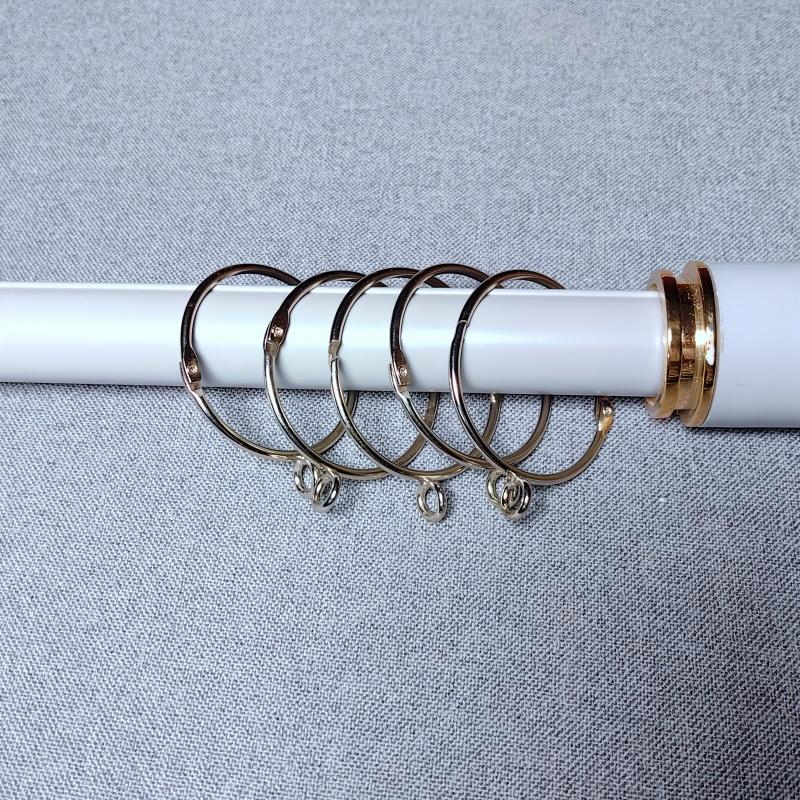 10pcs Metal Curtain Ring for Bathroom Shower Curtain Rod