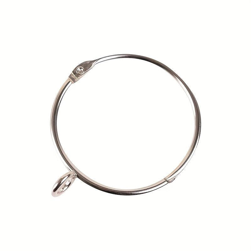 10pcs Metal Curtain Ring for Bathroom Shower Curtain Rod