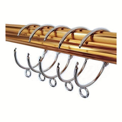 10pcs Metal Curtain Ring for Bathroom Shower Curtain Rod