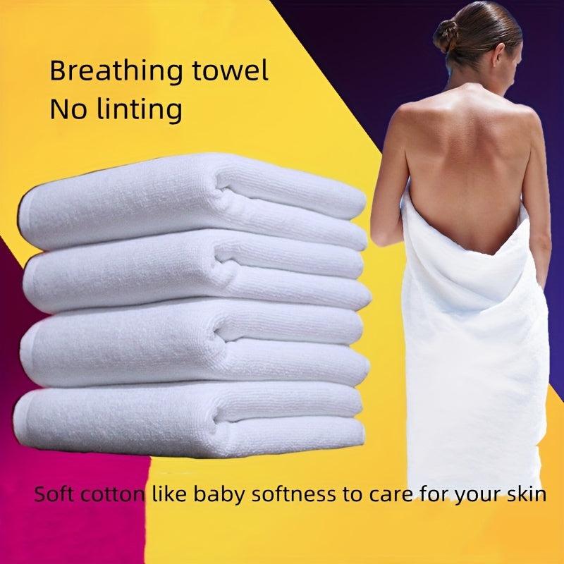 Large Cotton Bath Towel Absorbent Soft Thick Hotel Supplies 30.7x57.08in
