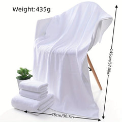 Large Cotton Bath Towel Absorbent Soft Thick Hotel Supplies 30.7x57.08in