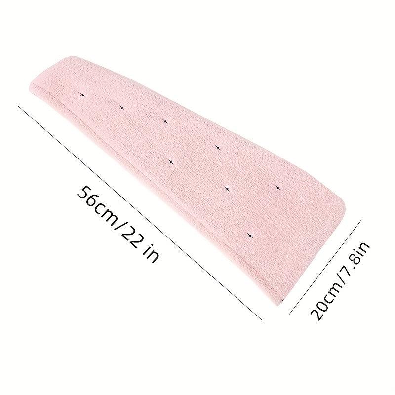 Double Layer Hair Drying Cap Coral Fleece Towel Quick Dry for Long Hair