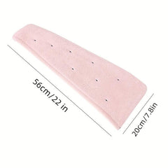 Double Layer Hair Drying Cap Coral Fleece Towel Quick Dry for Long Hair