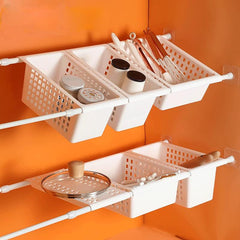 Shower Rod Holder Tension Curtain Rod Bracket No Drilling Self Adhesive