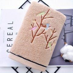 Soft Cotton Embroidery Hand Towel Absorbent 34x75cm