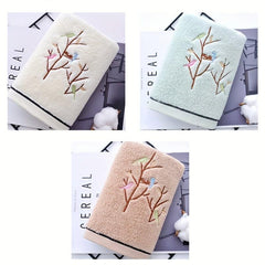 Soft Cotton Embroidery Hand Towel Absorbent 34x75cm