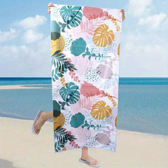 Microfiber Beach Towel Absorbent Bath Towel for Beach Travel Camping Adults