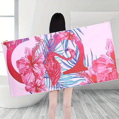 Microfiber Beach Towel Absorbent Bath Towel for Beach Travel Camping Adults