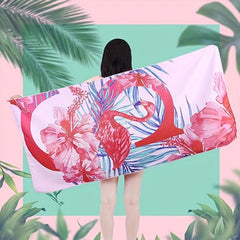 Microfiber Beach Towel Absorbent Bath Towel for Beach Travel Camping Adults