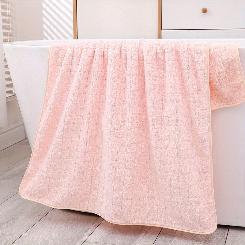 XL Absorbent Coral Fleece Bath Sheet Towel 35.4x68.9in