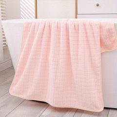 XL Absorbent Coral Fleece Bath Sheet Towel 35.4x68.9in
