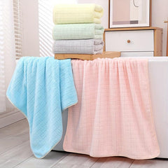 XL Absorbent Coral Fleece Bath Sheet Towel 35.4x68.9in