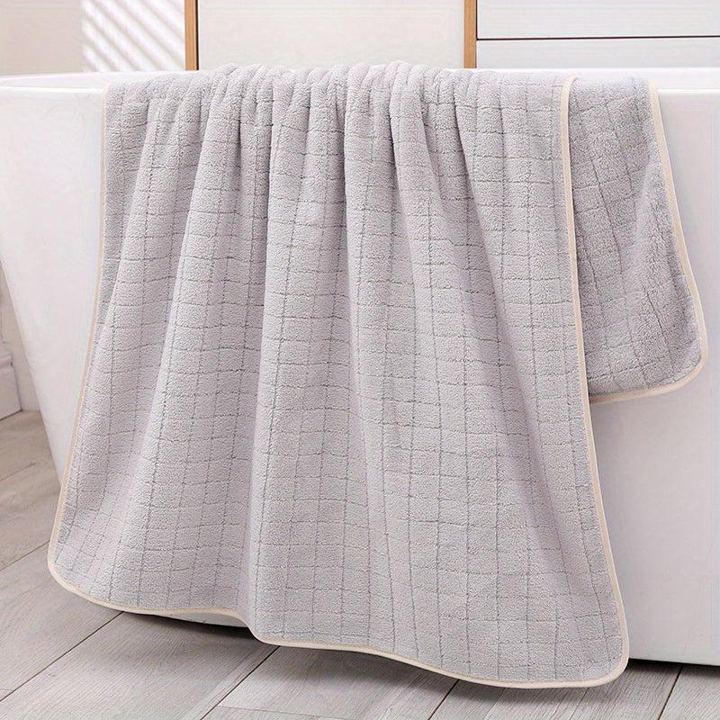 XL Absorbent Coral Fleece Bath Sheet Towel 35.4x68.9in