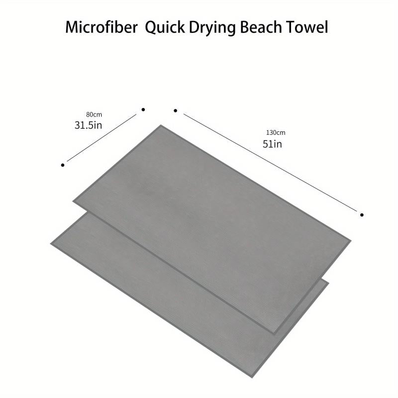 Microfiber Quick Drying Bath Towel Soft Lightweight Highly Absorbent