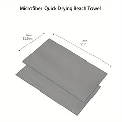 Microfiber Quick Drying Bath Towel Soft Lightweight Highly Absorbent
