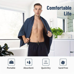 Microfiber Quick Drying Bath Towel Soft Lightweight Highly Absorbent