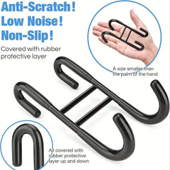 2pcs Hanging Hooks for Storage Cabinet Bathroom Bedroom Door