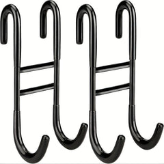 2pcs Hanging Hooks for Storage Cabinet Bathroom Bedroom Door