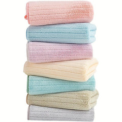 Coral Fleece Towel Set Quick Drying Absorbent Towels 1 Bath & 1 Hand Towel