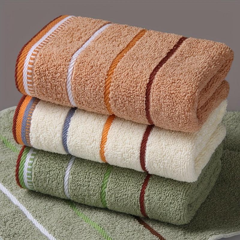Striped Pattern Hand Towel Soft Skin-friendly Face Towel