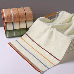 Striped Pattern Hand Towel Soft Skin-friendly Face Towel