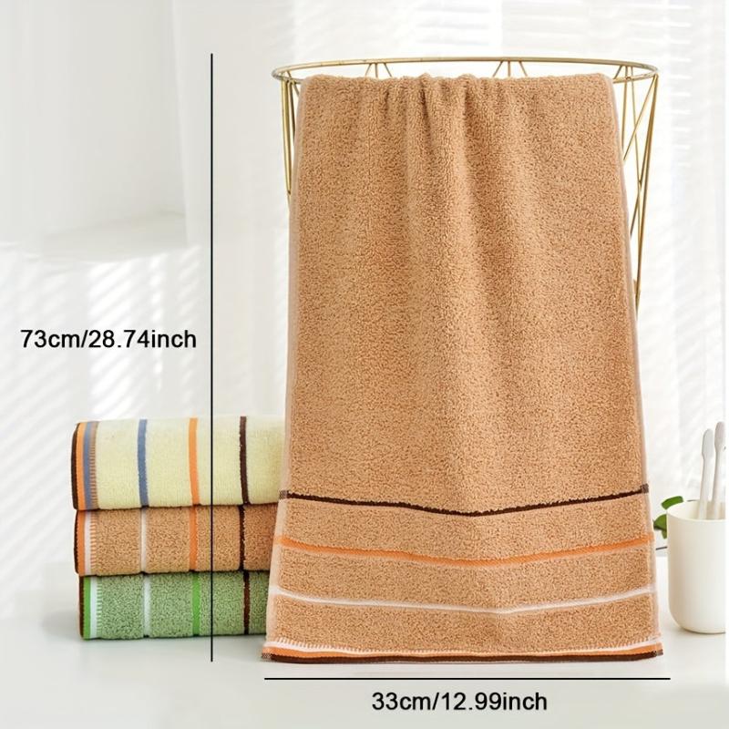 Striped Pattern Hand Towel Soft Skin-friendly Face Towel