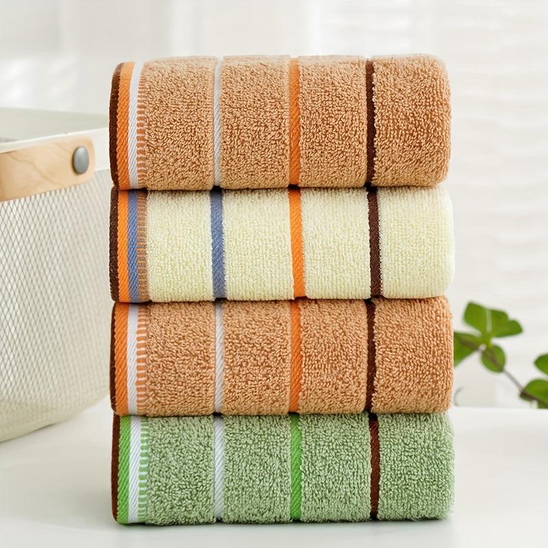 Striped Pattern Hand Towel Soft Skin-friendly Face Towel