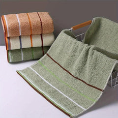 Striped Pattern Hand Towel Soft Skin-friendly Face Towel